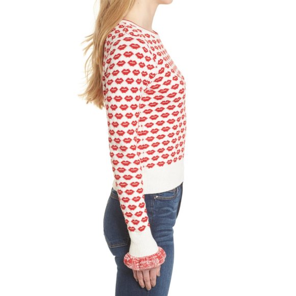 French Connection Kiss Print Sweater 